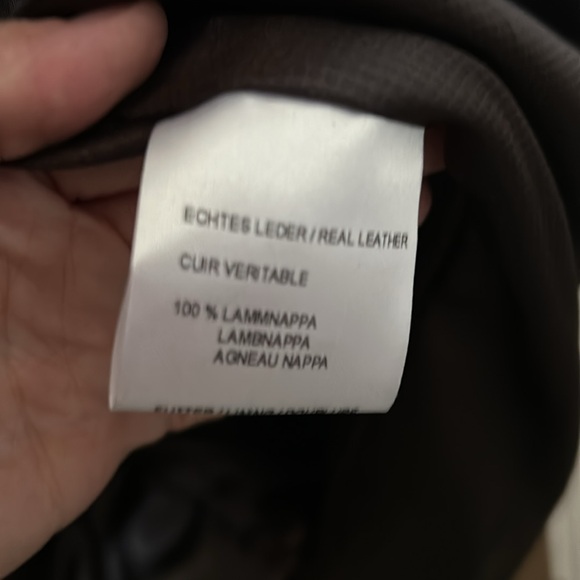 Dimitri Européen Collection Winter Lamb Leather Coat - Picture 10 of 11